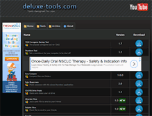 Tablet Screenshot of deluxe-tools.net